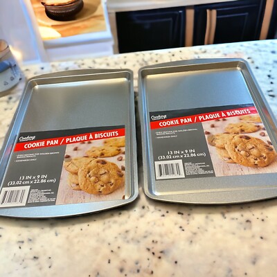 Cooking Concepts Even-Heating Baking Sheet Cookie Pan 9x13 Lot Of