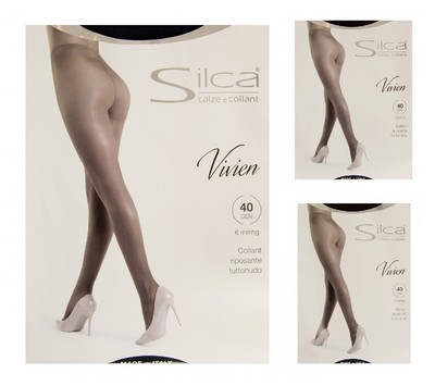 SILCA tights 40 denier graduated compression massages and rests the legs article