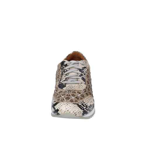 Chaussures femme FEMME PLUS 38 EU baskets marron daim beige strass BC565-38 - Photo 4 sur 5