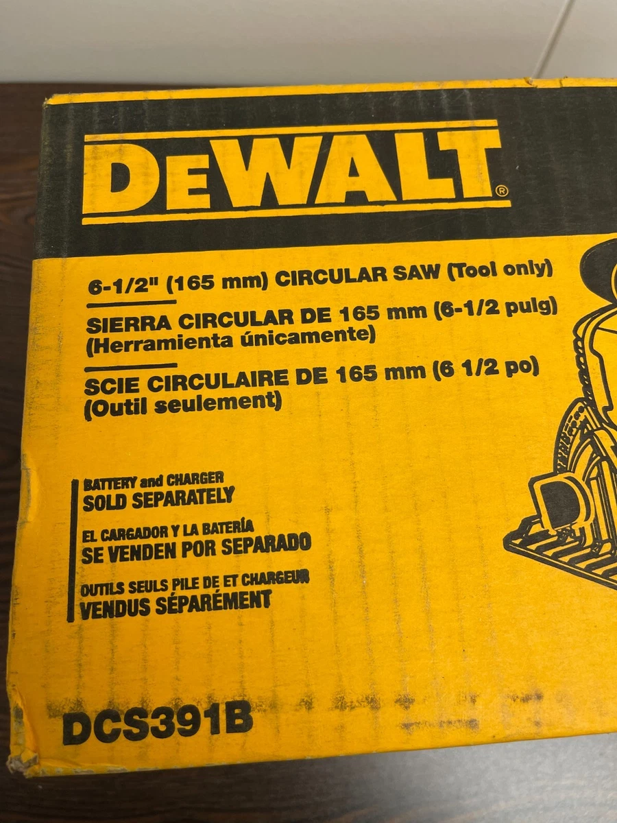 DeWalt DCS391B 20V MAX 1/2 Inch Circular Saw Tool Only BRAND NEW  885911262361 eBay