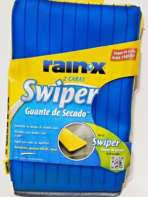 Rainx 45137XMX Car Detailing Mitt Glove Microfiber Swiper Mitt - NEW