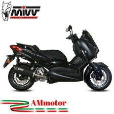 Mivv Yamaha X-Max 300 2019 Terminale Di Scarico Per Scooter Mover Inox Nero
