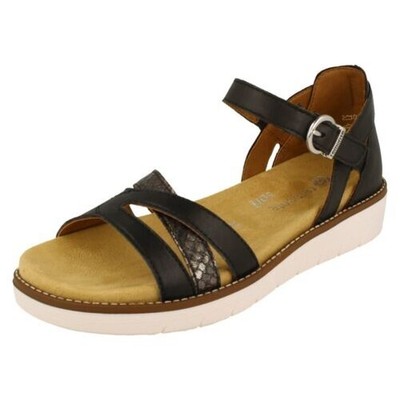 Women's Remonte D2046 Full Back Sandals With Removable Sole