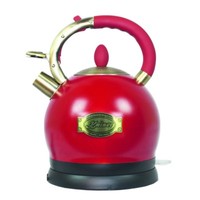 Kaiser Empire Rot Retro Wasserkocher Teekocher Teekessel Edelstahl Kocher 2L