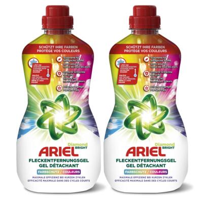 Ariel Fleckentfernungsgel Color 800ml - Löst Flecken im kalten Wasser (2er Pack)