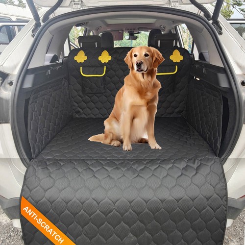 600D Anti-Scratch Car Boot Protector Nonslip Black Waterproof Dog Car ...