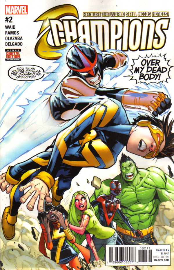 CHAMPIONS (2016) #2 - Back Issue