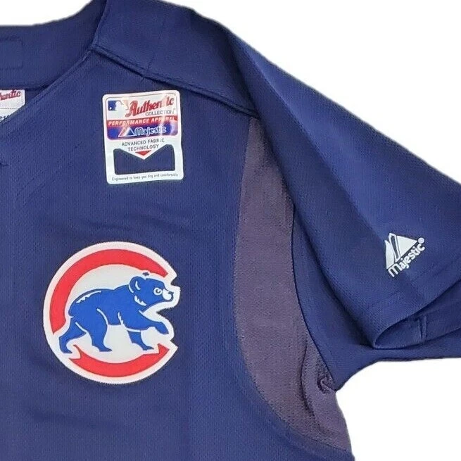 Chicago Cubs Youth Navy Batting Practice Baseball Jersey