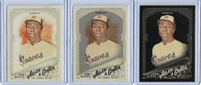 2018 ALLEN & GINTER HANK AARON (3) CARD #50 LOT ~ BASE / GLOSSY & X BLACK