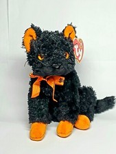 TY Beanie Baby FRAIDY Halloween Black Cat