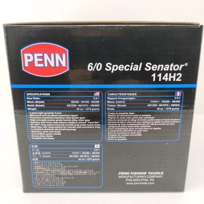 Penn Senator 114H2 6/0 (Right Hand) | eBay