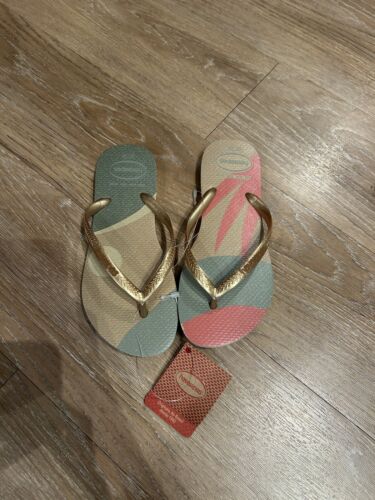 Havaianas Girl's Slim Palette Glow Flip-Flop Size 3-4Y - Picture 3 of 10