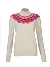 Cabi New NWT Winsome Pullover 4416 Ivory red pink orange blue XS - XL Was 199