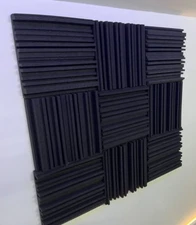 TroyStudio Acoustic Studio Absorption Foam Panel 12 X 12 X 2 inches Pack of 6