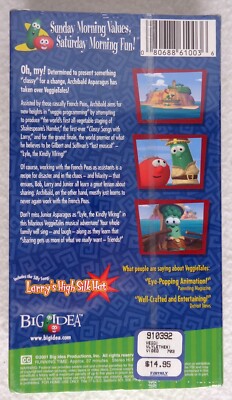 VeggieTales Lyle the Kindly Viking VHS 2001 Video Sharing Sealed