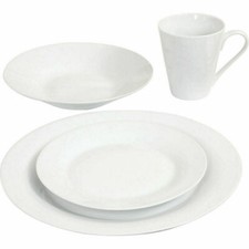 16 Pcs Porcelain Crockery Complete Dinner Set Dinning Tableware Plates Mugs