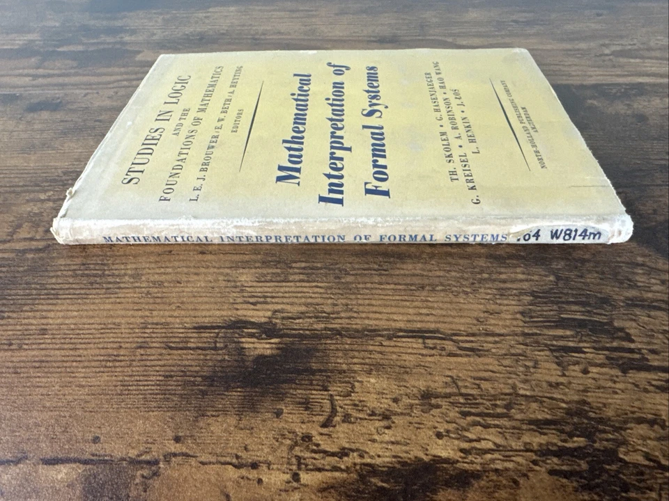 Mathematical Interpretation of Formal Systems 1st Edition 1955 - Image 2 of 4