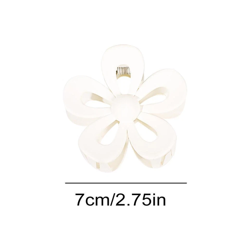 Flor Rasguño Clip Exfoliante Disco Pelo Tiburón Clip Pinza para el Pelo Adorno Agarrar el Pelo C8Y0 Foto 2 de 4