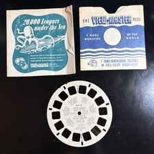 Carrete View-Master 974-A 20000 leguas bajo el mar de colección con funda original