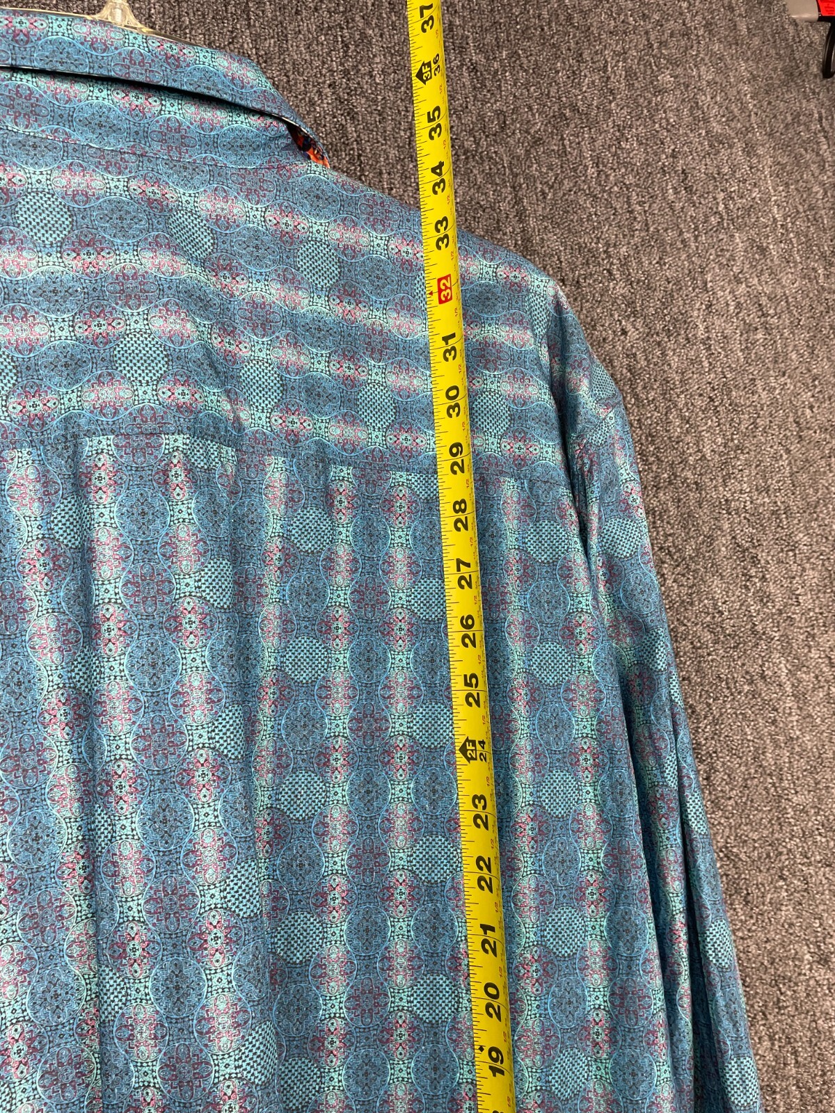 RARE Mens Robert Graham St. Patrick Leprechaun Long Sleeve Shirt Size 2XL Tall image 10