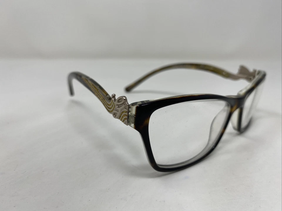 Marco de anteojos Guess GU 2246 TOCLR 53-15-135 Tortuga transparente borde completo VH58 Foto 3 de 4