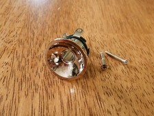 ELECTROSOCKET JACK MOUNT AND JACK POLISHED NICKEL FOR TELECASTER