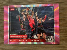 2021-22 Donruss Basketball Pascal Siakam Franchise Features Pink Laser