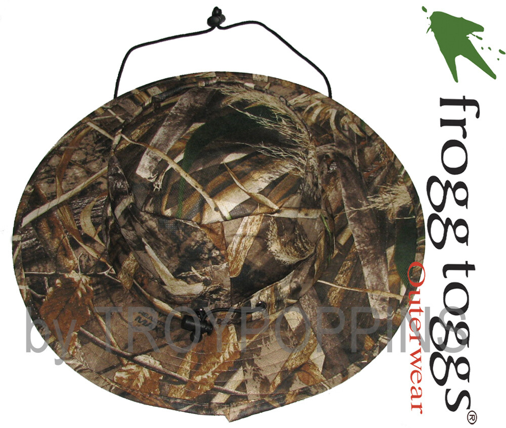 1FTH103 ADULT FROGG TOGGS BOONIE CAMO HAT RAIN SUN GEAR FISHING HUNTING WEAR eBay