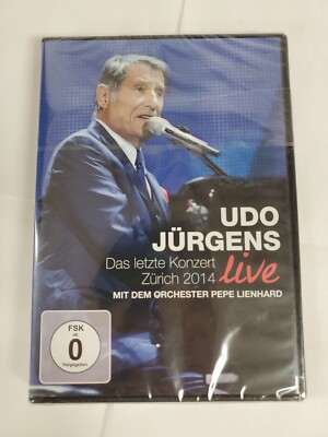 Udo Jürgens: Das Letzte Konzert: Zürich 2014 Live (DVD) Germany NEW Sealed