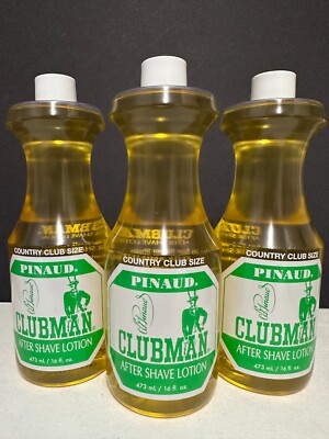 Pinaud Clubman After Shave Lotion - 3 Pack / 16 fl oz each