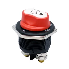 Battery Disconnect & Top Post Kill Switch 12V-48V Heavy Duty Shut Off For Car RV