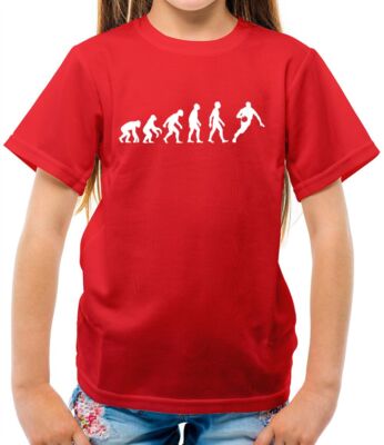 Evolution of Man Basketball - Kinder T-Shirt - Basketballspieler Liebesfan