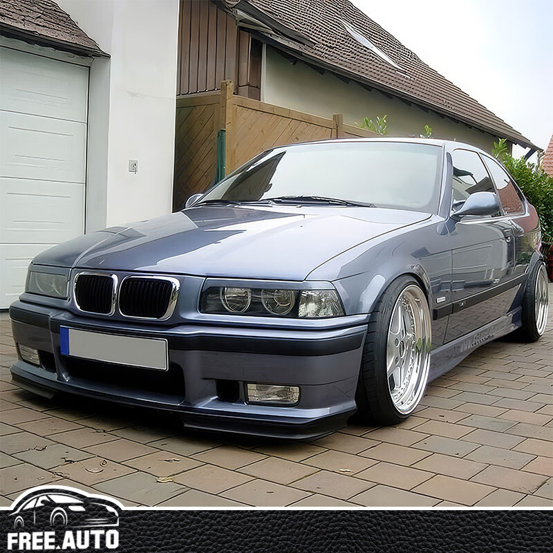 Fits 94-99 BMW E36 M3 Front Bumper Lip Apron Spoiler Splitters