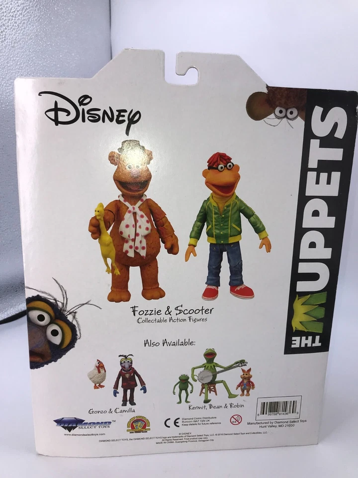 Figura de acción The Muppets Select Series 1 Fozzie Bear & Scooter Foto 4 de 4
