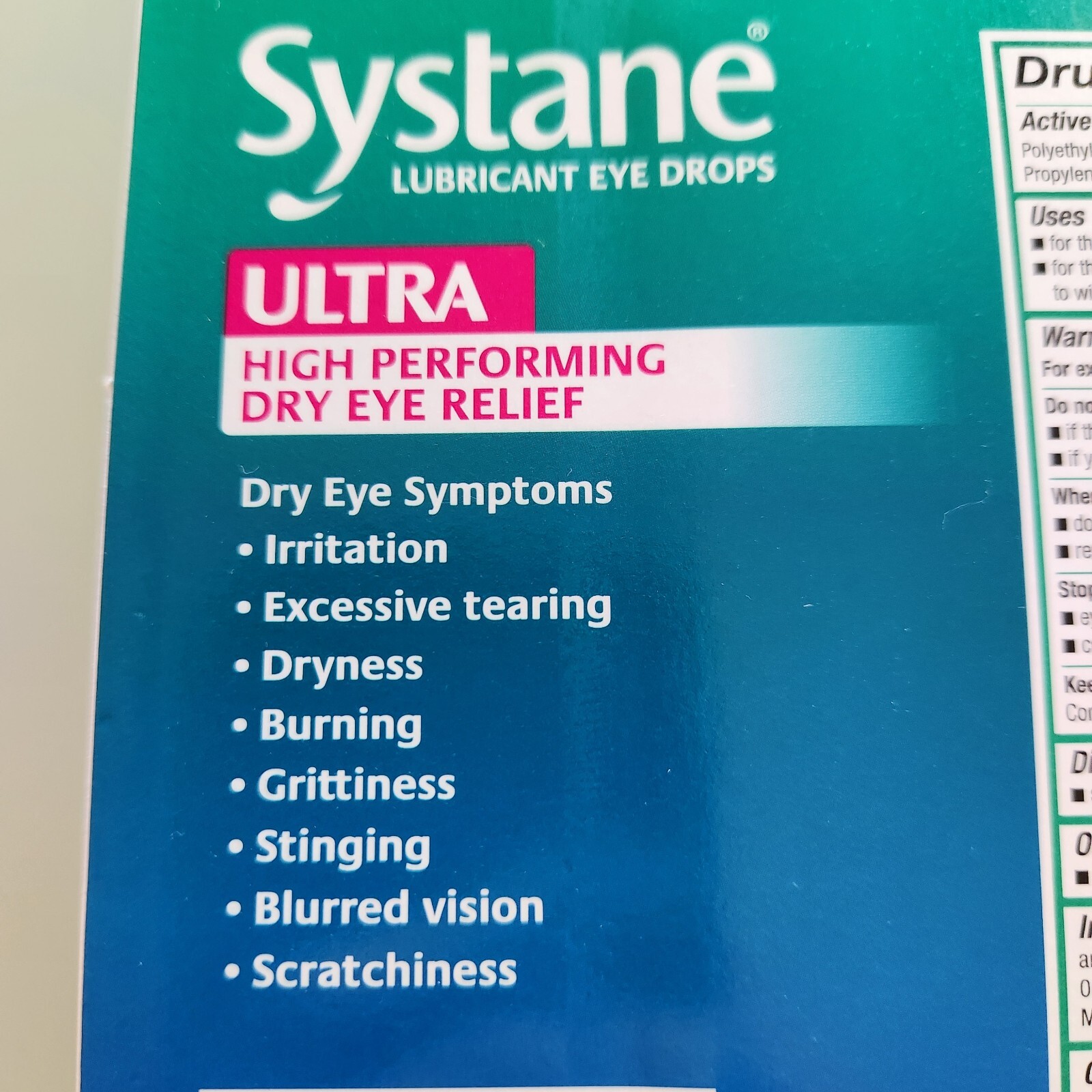 3 Pack Systane Ultra High Performance Dry Eye Hydration Relief 10ml Exp 7/28 NEW