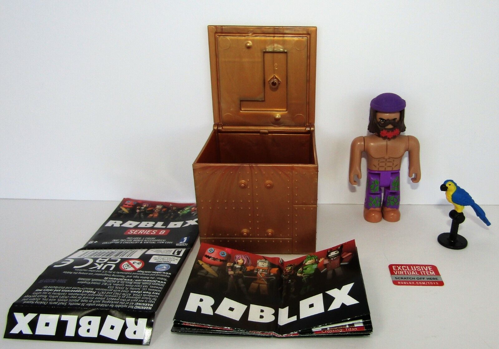 Roblox Series 8 Mystery Pack 1 RANDOM Figure Virtual Item Code Jazwares -  ToyWiz