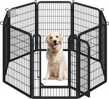 Recinto per Cani Grande 8 Pannelli 68 X 100 Cm Conigli Animali Cuccioli per Casa