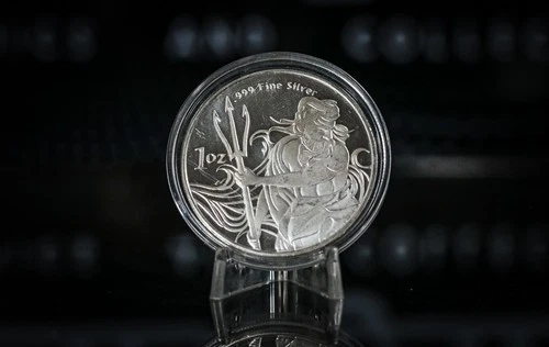 New Listing🔥1 oz. Silver UNDER SPOT Trident Silver rounds BU .999 fine silver  POSEIDON