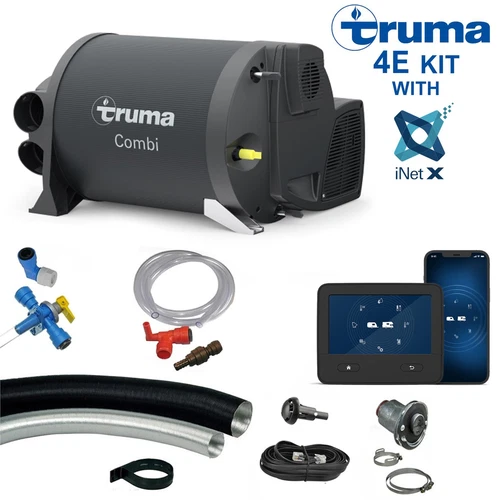 TRUMA COMBI 4E + INET X CONTROL PANEL BOILER & SPACE HEATER COMPLETE KIT CARAVAN