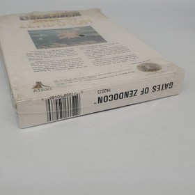 Gates of Zendocon Atari Lynx 1989 BIG BOX W Plastic and Manual ONLY Good Cond