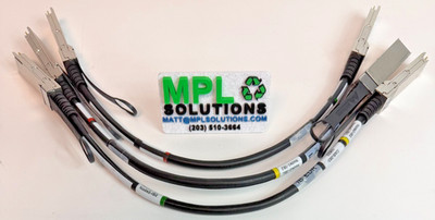 NVIDIA Mellanox MCP1600-E00A E30 QSFP DAC Cable 0.5m 30 AWG IB EDR LSZH LOT OF 3