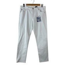 AG Adriano Goldschmied Prima Ankle White Cigarette Jeans Womens 31 DSD1855WHT