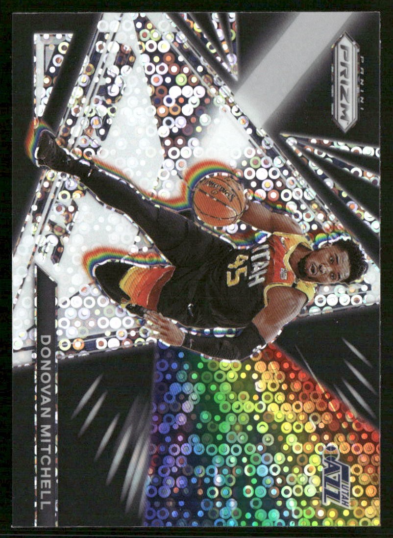 2021-22 Panini Prizm #8 Donovan Mitchell Prizmatic Fast Break