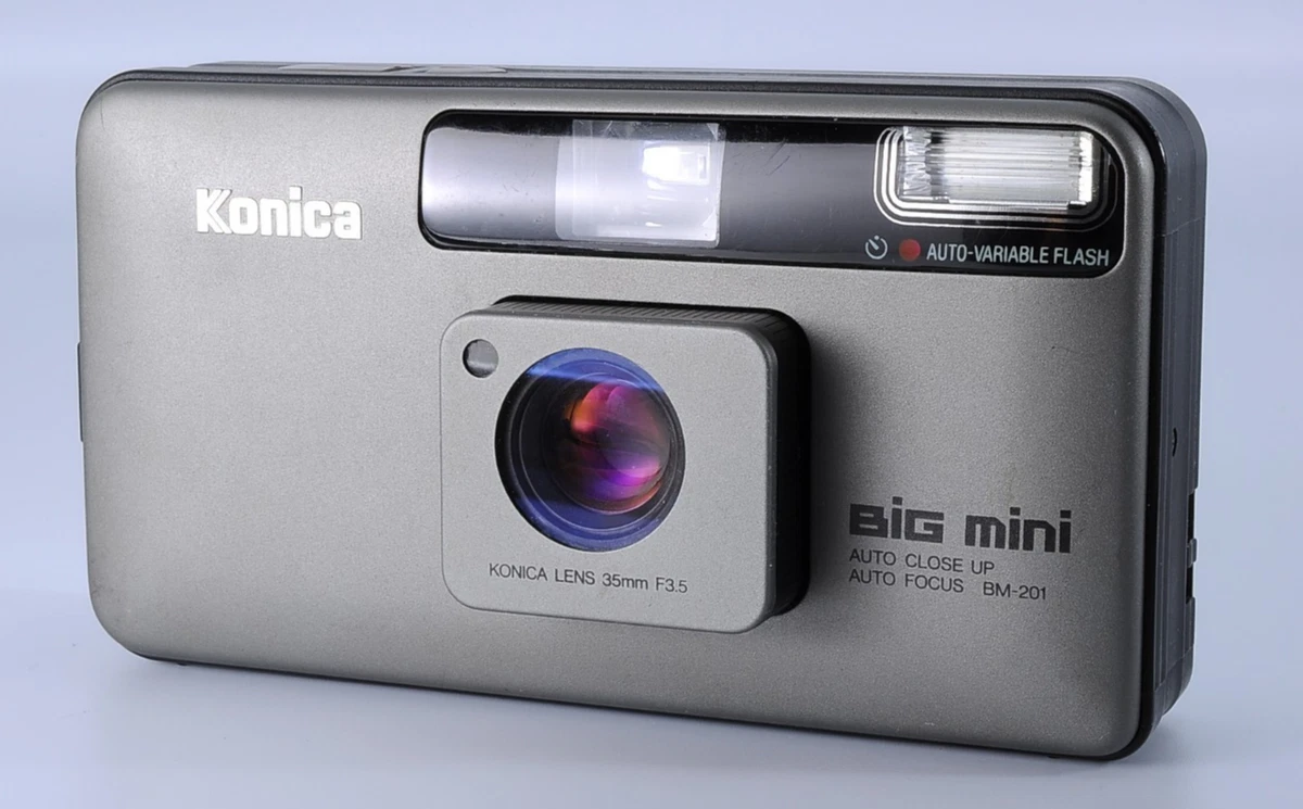 1304○売り切り○Konicaコニカ○BiG mini○BM-201 グレー 35mm F3.5