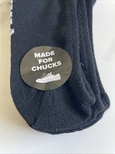 New Converse 3 Pack Made For Chucks Sport Active Flat Knit Ultra Low Socks Logo