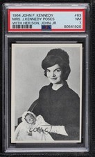 1964 Topps The Story of John F Jacqueline Kennedy Jackie Jr #63 PSA 7 0nr3