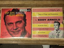 Lot Of 2 Eddy Arnold EP 45rpm 7” Vinyl - Orig Pressing Picture Sleeve Ex / Ex