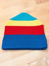 Vintage 1970s Meister Ski Hat 4 Color Striped