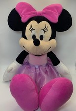 Disney Store Minnie Mouse Plush 20  Pink Dress Tutu Ballerina