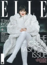 British Elle Magazine (UK) - September 2025 - Winona Ryder (Free Delivery)